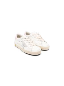 Golden Goose Kids baskets Super-Star en cuir - Blanc