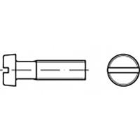 TOOLCRAFT TO-6864906 Cilinderkopschroef M2.5 4 mm Sleuf Staal Verzinkt 200 stuk(s)