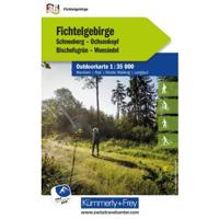 Wandelkaart 36 Outdoorkarte Fichtelgebirge | Kümmerly & Frey