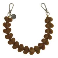 Telefoonkoord Fluwee - Bruin - Zilver