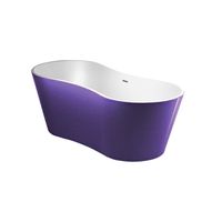 Best Design Vrijstaand Bad Purplecub 174x77x58 cm Acryl Paars