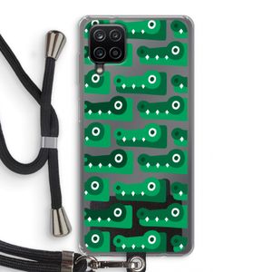 Crocs: Samsung Galaxy A12 Transparant Hoesje met koord