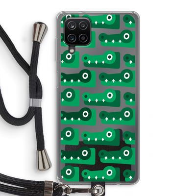 Crocs: Samsung Galaxy A12 Transparant Hoesje met koord