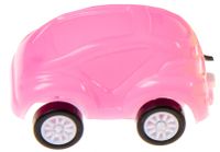 LG Imports speelgoedauto Fluo 4,5 x 2,5 cm polypropyleen roze - thumbnail