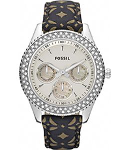 Horlogeband Fossil ES3125 Leder Multicolor 18mm