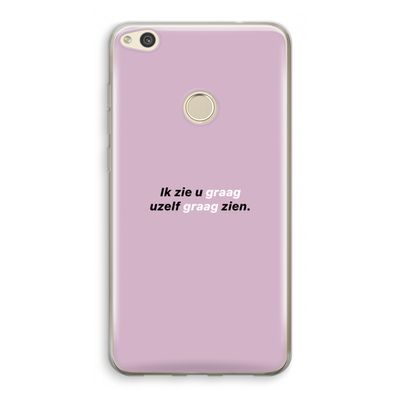 uzelf graag zien: Huawei Ascend P8 Lite (2017) Transparant Hoesje