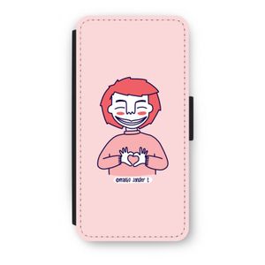 Hartje: iPhone SE 2020 Flip Hoesje