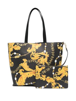 Versace Jeans Couture sac cabas à breloques Couture - Noir