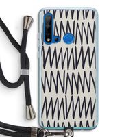 Marrakech Zigzag: Huawei P20 Lite (2019) Transparant Hoesje met koord