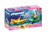 PlaymobilÂ® Magic 70097 koning der zeeÃ«n met haaienkoets - thumbnail