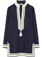 Tory Burch tunique Tory en coton - Bleu