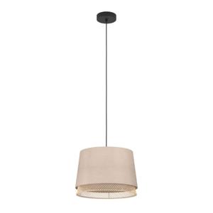 Eglo HanglampTabley Ø 38cm - linnen met rotan - 43975