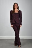 Sage & Ivy broek Nima burgundy