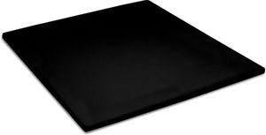 Cinderella basic topper katoen 160x200 cm (99) black (tot 15cm)