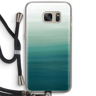 Ocean: Samsung Galaxy S7 Transparant Hoesje met koord