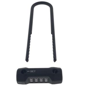 Stahlex superlock Fietsslot cijferslot/beugelslot- metaal - zwart -7,5 x 20 cm