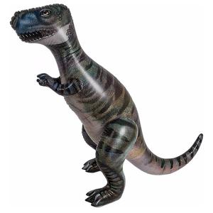 Opblaasbare dinosaurus T-Rex - groen/bruin - groot - 175 cm - Feest/speelgoed/fun - dieren