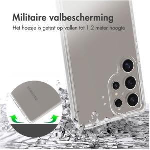 Accezz Xtreme Impact Backcover voor Samsung Galaxy S25 Ultra Telefoonhoesje Transparant