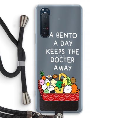 Bento a day: Sony Xperia 5 II Transparant Hoesje met koord