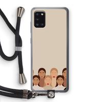 Girls girls girls: Samsung Galaxy A31 Transparant Hoesje met koord