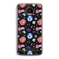 Bloemetjes: Motorola Moto Z Force Transparant Hoesje