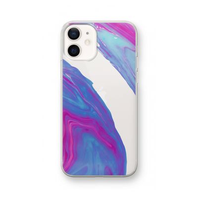Zweverige regenboog: iPhone 12 Transparant Hoesje