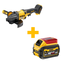 DeWALT DCG440N Accu Haakse Slijper 180mm 54V XR FlexVolt Basic Body