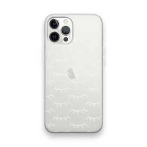 Wimpers: iPhone 12 Pro Transparant Hoesje