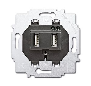 BJ USB lader 2-voudig 1400mA (2x 700mA) 6472U
