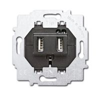 BJ USB lader 2-voudig 1400mA (2x 700mA) 6472U