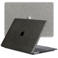 Lunso MacBook Air 15 inch (2023-2025) cover hoes - case - Glitter Zwart