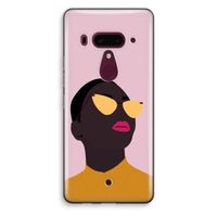 Yellow glasses: HTC U12+ Transparant Hoesje
