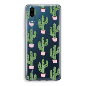 Cactus Lover: Huawei P20 Transparant Hoesje