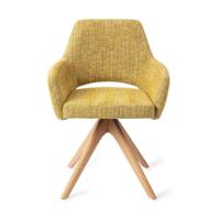 Jesper Home Yanai eetkamerstoel Lemon Limes revolve oak natural