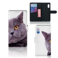 Samsung Xcover Pro | Telefoonhoesje | Met pasjeshouder | Kat