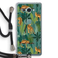 Luipaard 2: Sony Xperia XZ2 Compact Transparant Hoesje met koord
