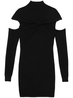 Coperni robe courte à découpes - Noir