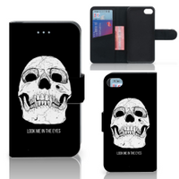 Telefoonhoesje met Naam iPhone 7 | 8 | SE (2020) | SE (2022) Skull Eyes - thumbnail