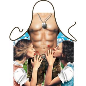 Sexy kookschort Alpen Man met meisjes   -