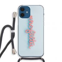 #nofilter: iPhone 12 mini Transparant Hoesje met koord