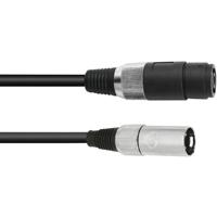 Omnitronic 30225590 XLR Adapterkabel [1x Luidspreker-koppeling - 1x XLR-stekker 3-polig] 1.00 m Zwart