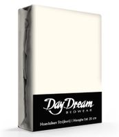 Day Dream Hoeslaken Katoen Ecru-90 x 200 cm - thumbnail