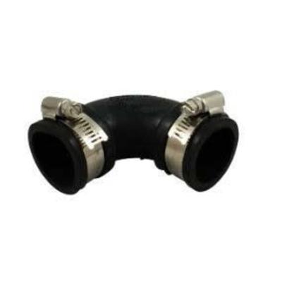 Air Aqua Flexibele Rubber Bocht 90°, 32mm - Bestendig & Duurzaam voor Binnen/Buiten