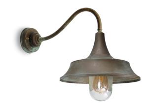 Moretti Luce Rechte buitenlamp Atelier - verouderd messing 3123.T.AR