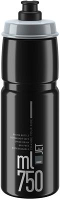 ELITE bidon "jet plus" bottle jet plus 750ml black/grey