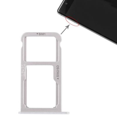 SIM-kaart lade + SIM-kaart lade/micro SD-kaart voor Huawei P9 plus (wit)
