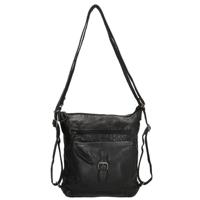 Hide en Stitches Shopper / Rugzak Paint Rock Zwart
