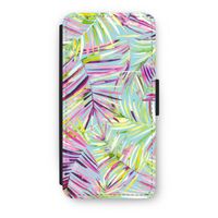 Tropical Palms Blue: iPhone SE 2020 Flip Hoesje