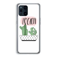 I love cacti: Oppo Find X3 Pro Transparant Hoesje