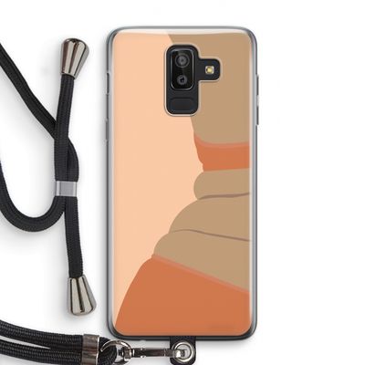 Bikini: Samsung Galaxy J8 (2018) Transparant Hoesje met koord